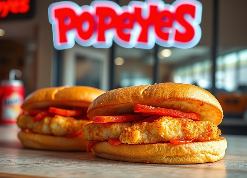Are the fish sandwiches spicy at Popeyes?