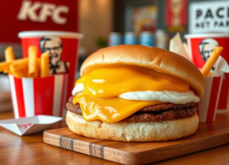 What is the most popular item on the KFC Breakfast Menu?