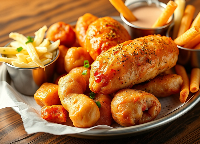 What sides pair best with Popeyes seafood items?